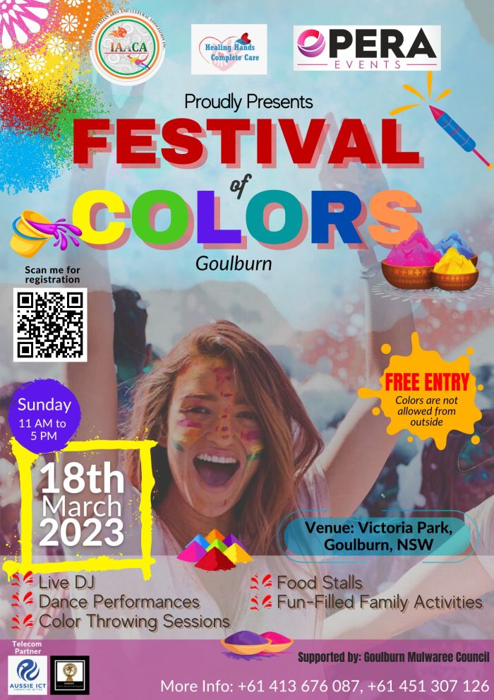 Festival of Colours Goulburn 